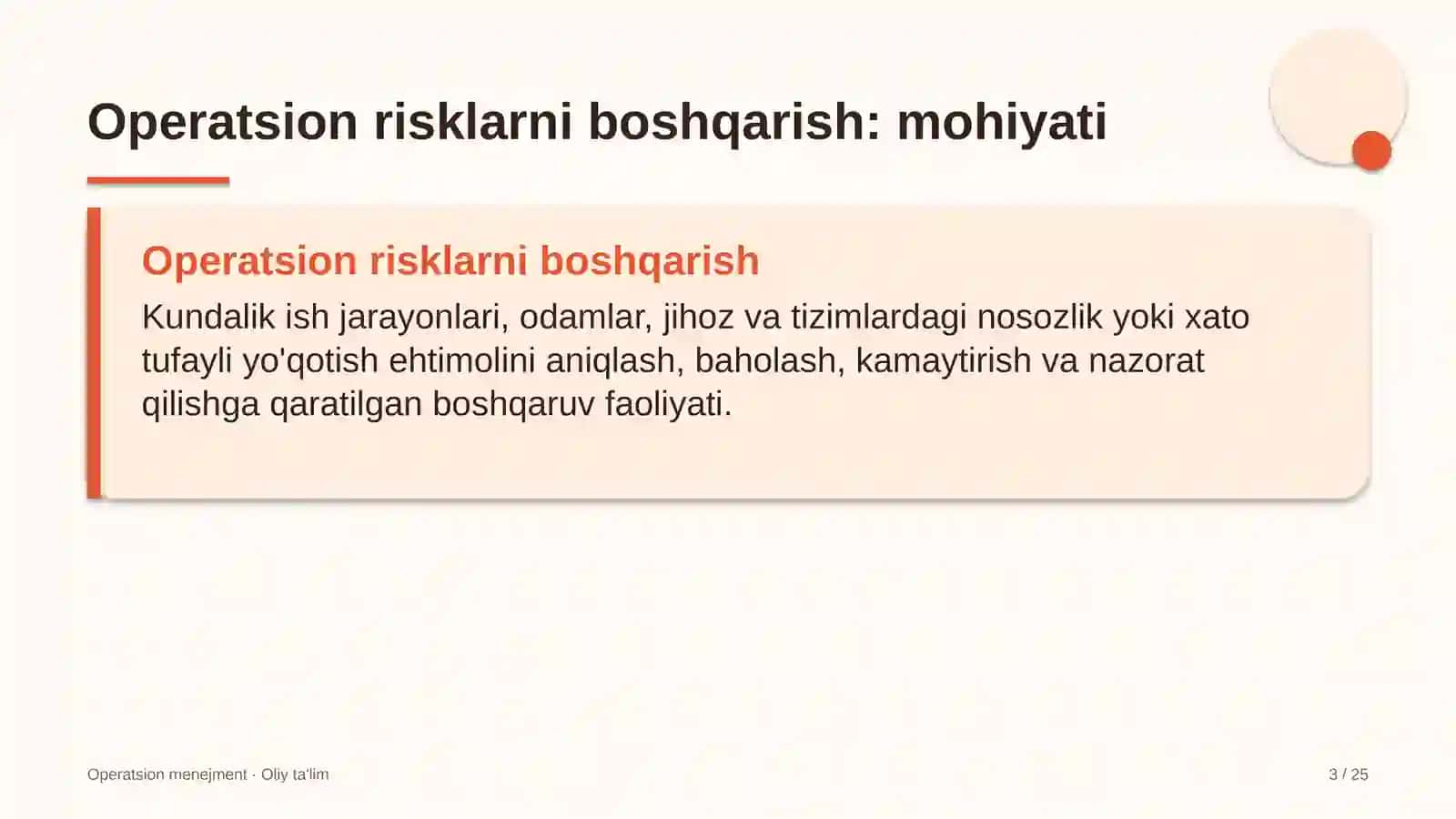 Til o'rgatish markazlarida operatsion risklarni boshqarish 3