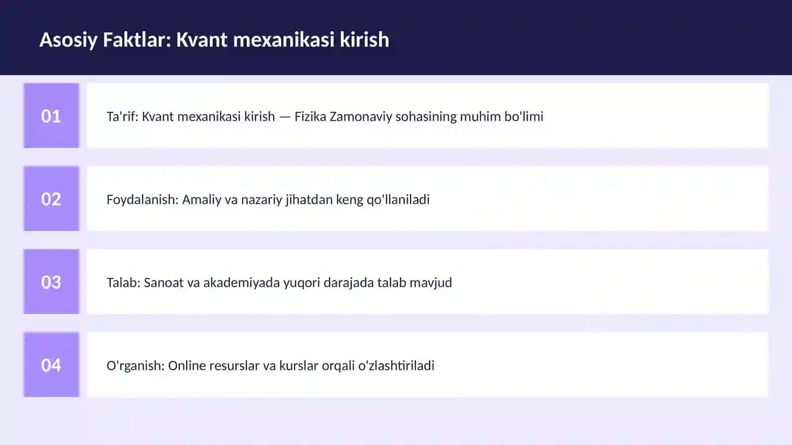 Kvant mexanikasi kirish 3