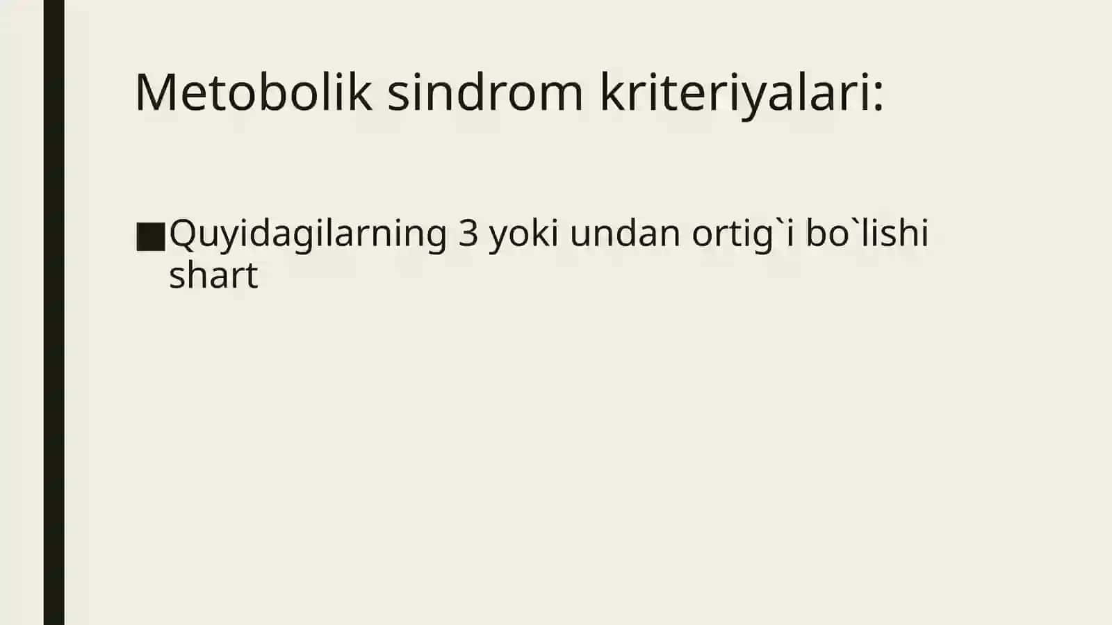 Metobolik sindrom 3