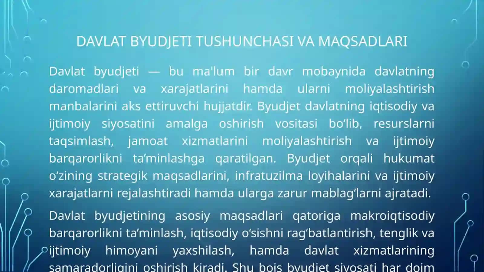 davlat byudjeti xarajatlari 3