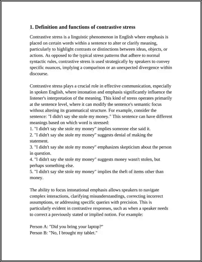 CONTRASTIVE STRESS 3