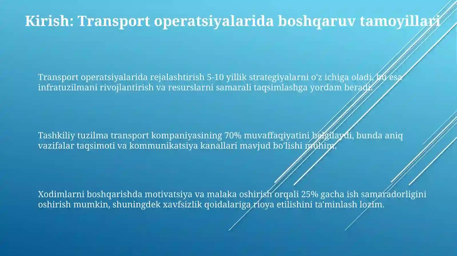Transport operatsiyalarida qollaniladigan boshqaruvtamoyillari 3