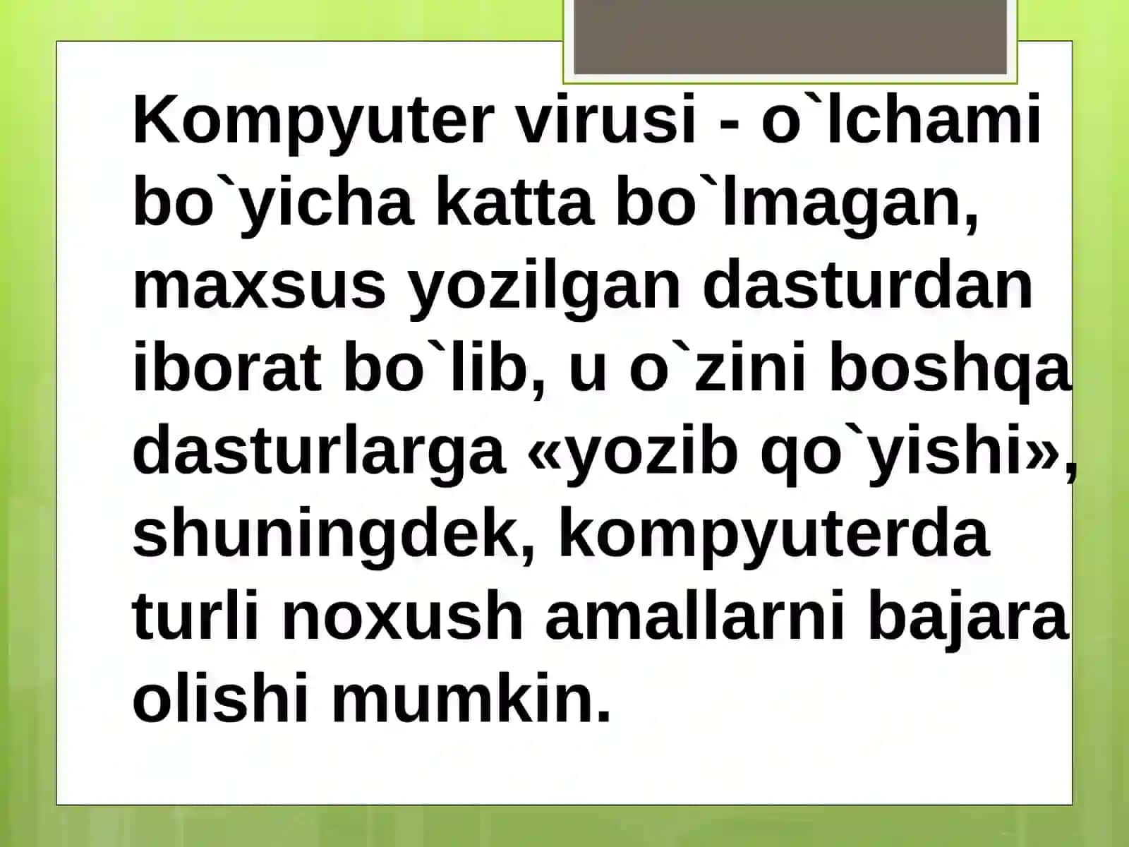 Kompyuter viruslaridan himoyalani 3