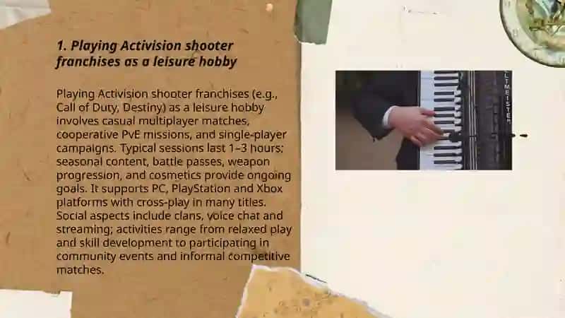 Hobbies and free time Activision 3