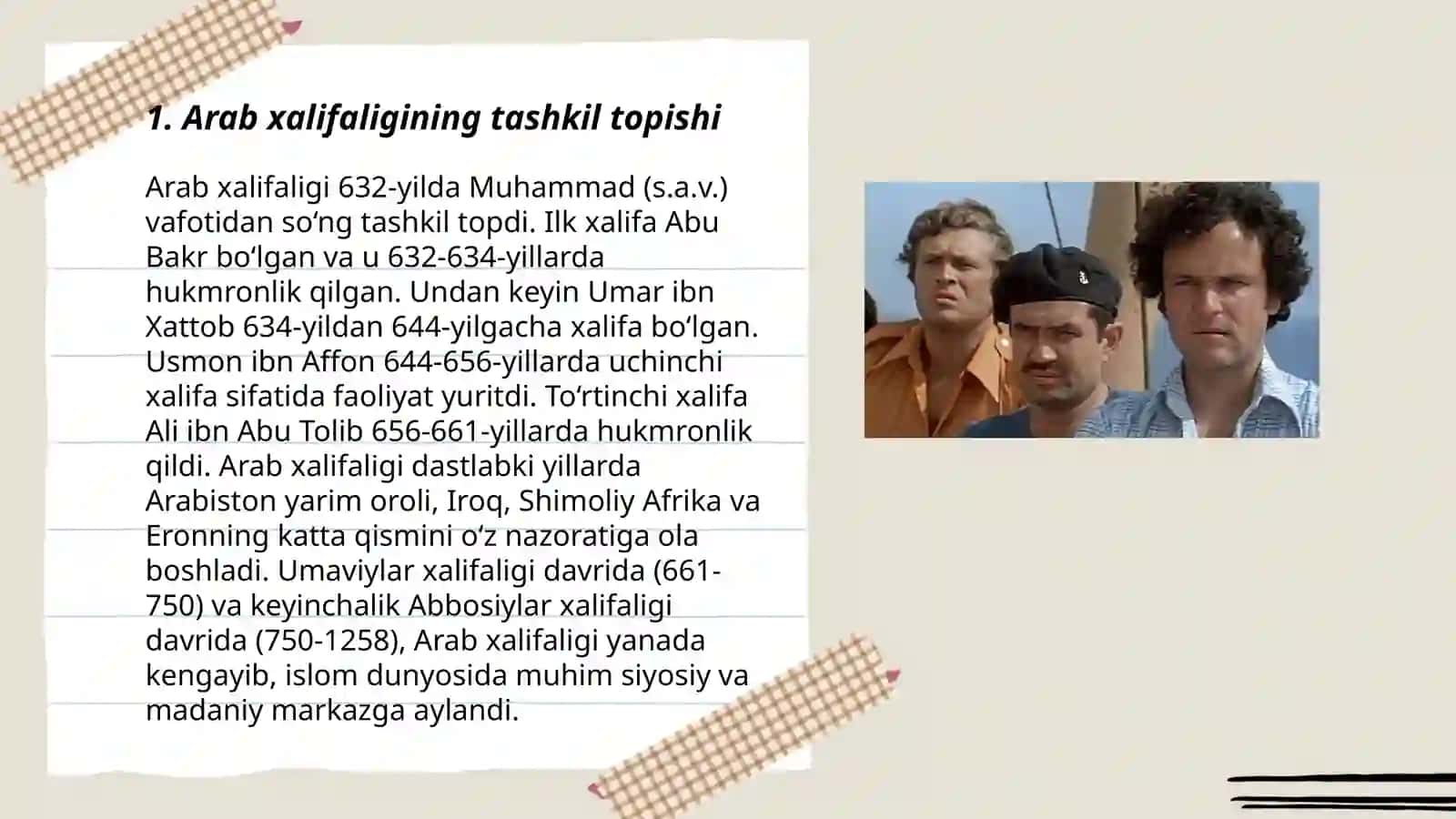 Arablarning O'rta Osiyoni istilo qilishi 3