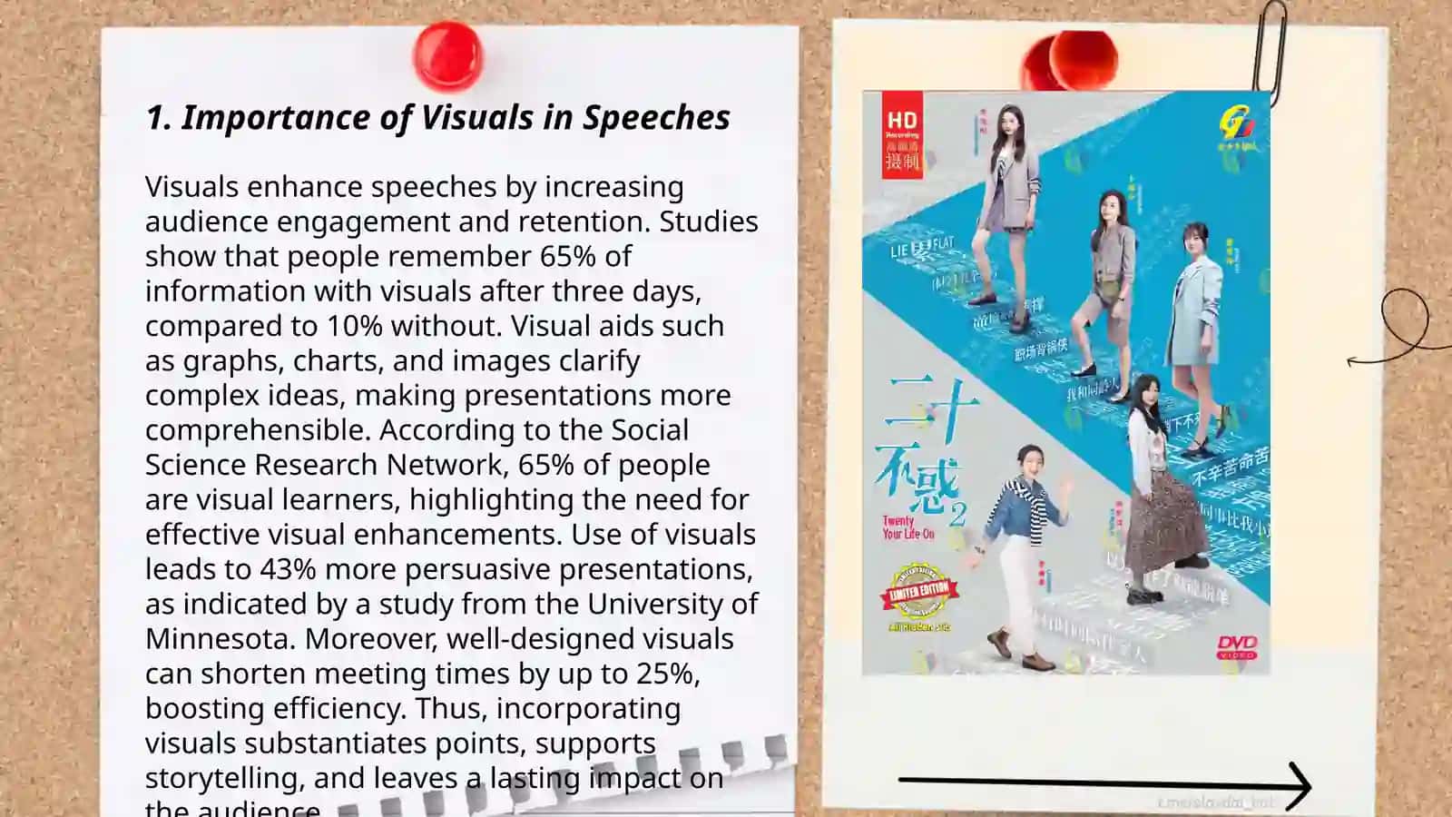 Using visuals during your speech 3