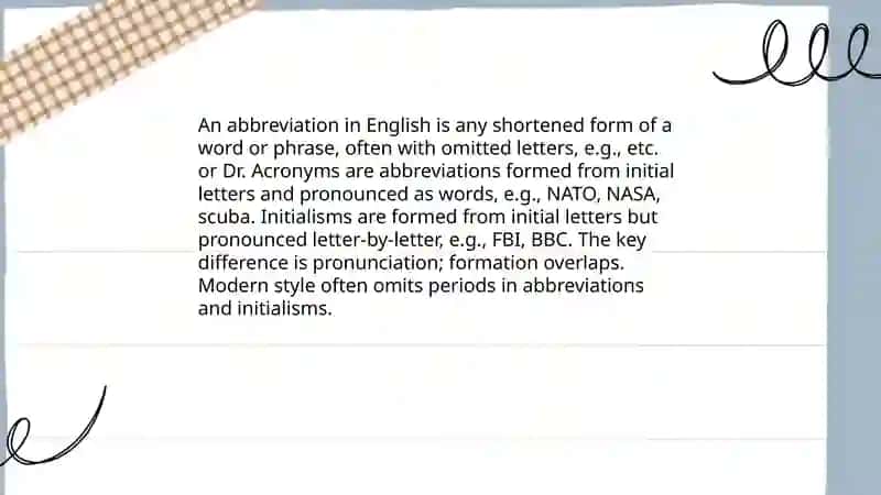 Abbreviations and acronyms 3