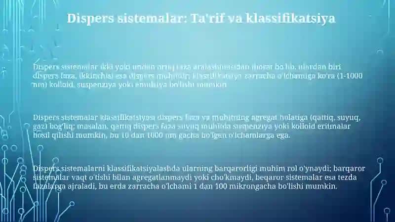 Dispers sistemalar 3