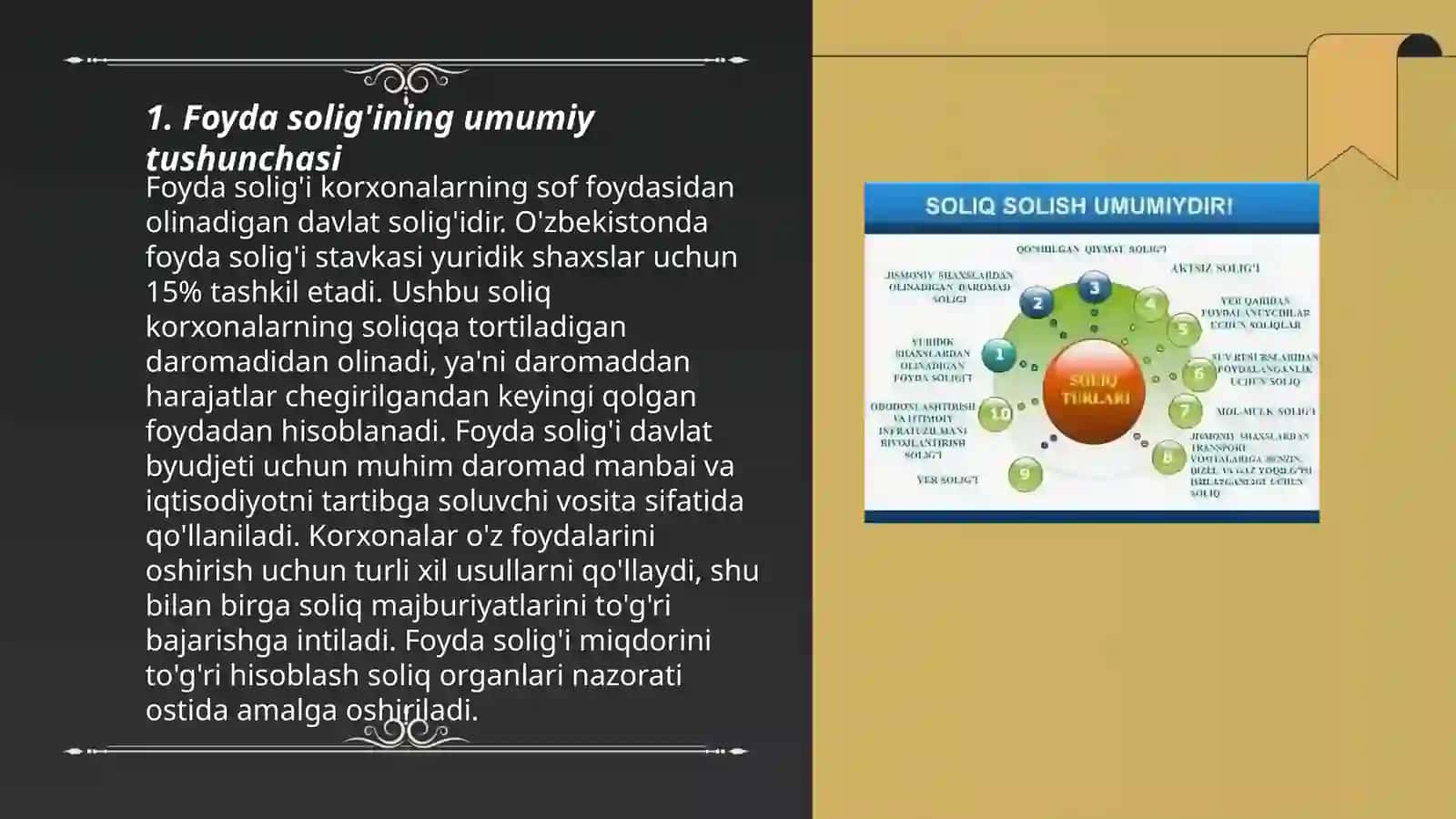 Foyda soliģi 3