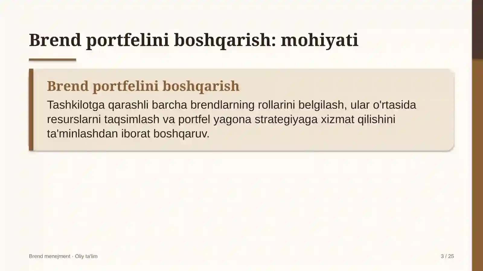 dasturiy ta'minot ishlab chiqish kompaniyalarida brend portfelini boshqarish 7602 3