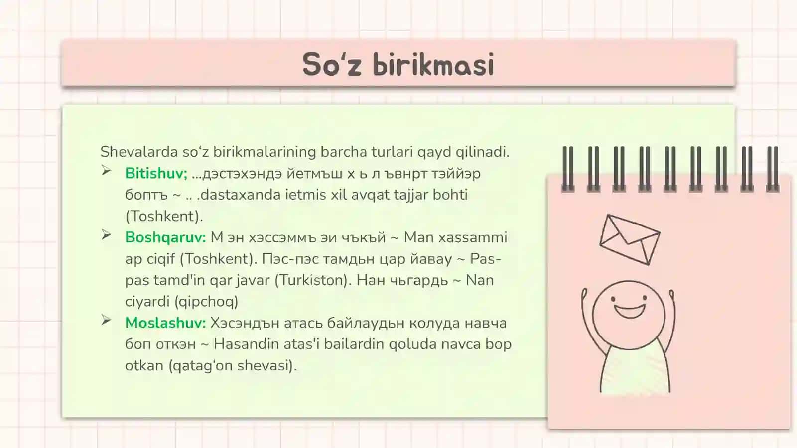 Shevalarning sintaktik xususiyatiari 3