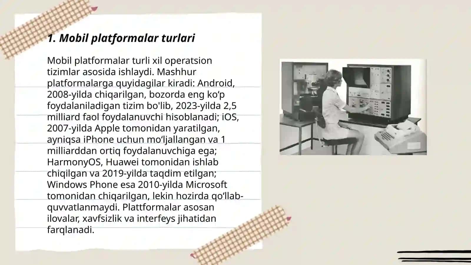 Mobil platformalar turlari 3