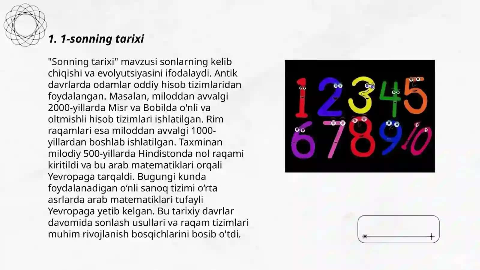1dan 10gacha bòlgan sonlar 3