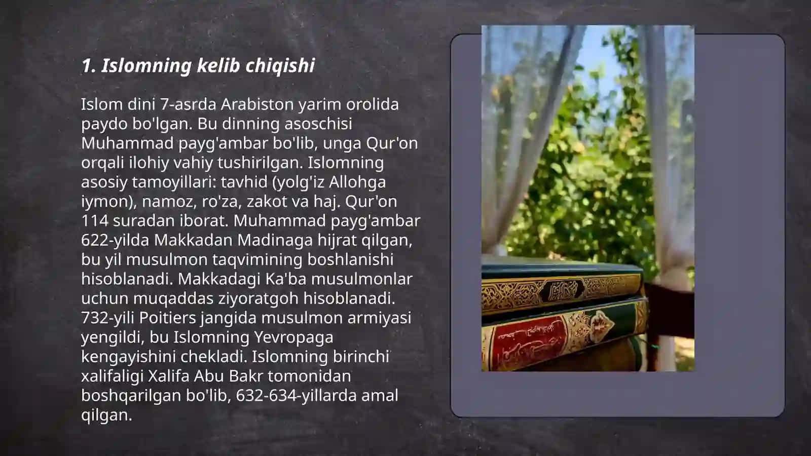 Islom dini haqida 3