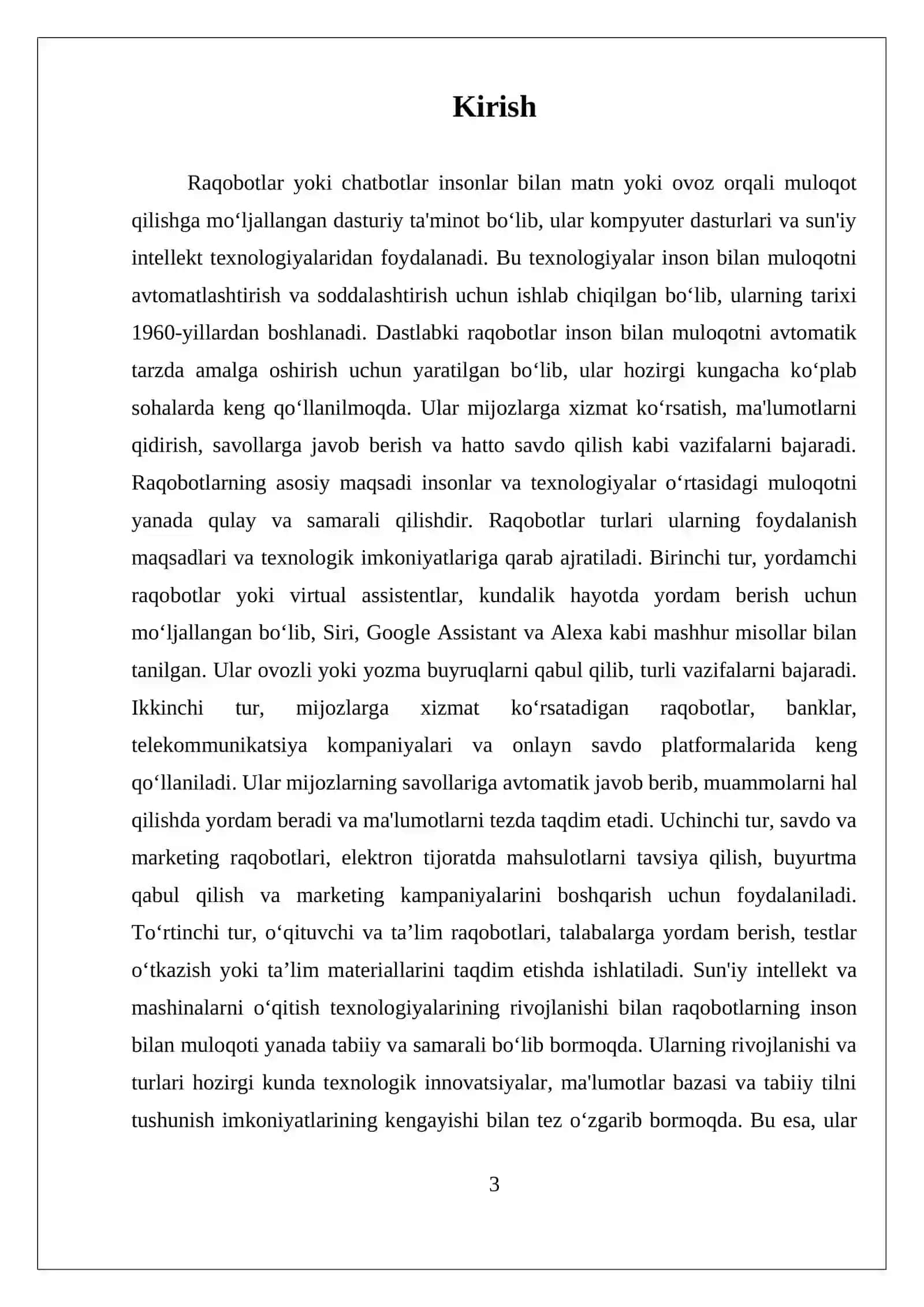 Raqobotlar va ularning funktsiyalari 3
