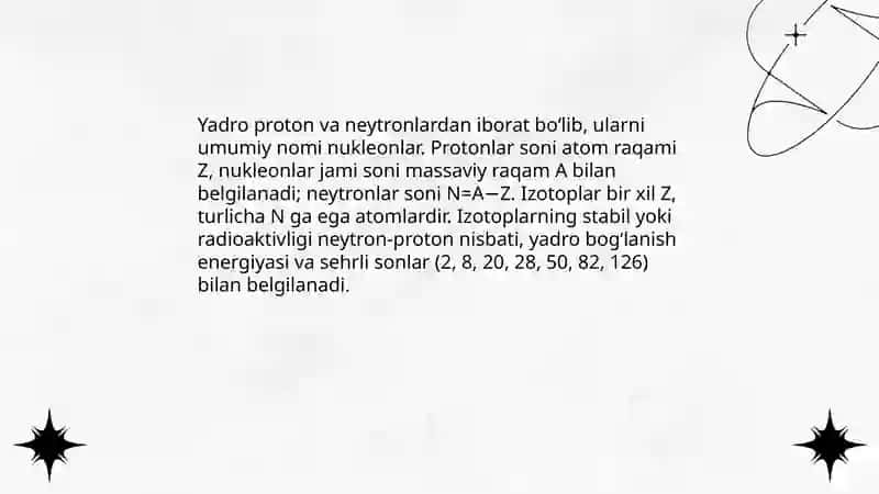 Yadro kimyosi 3