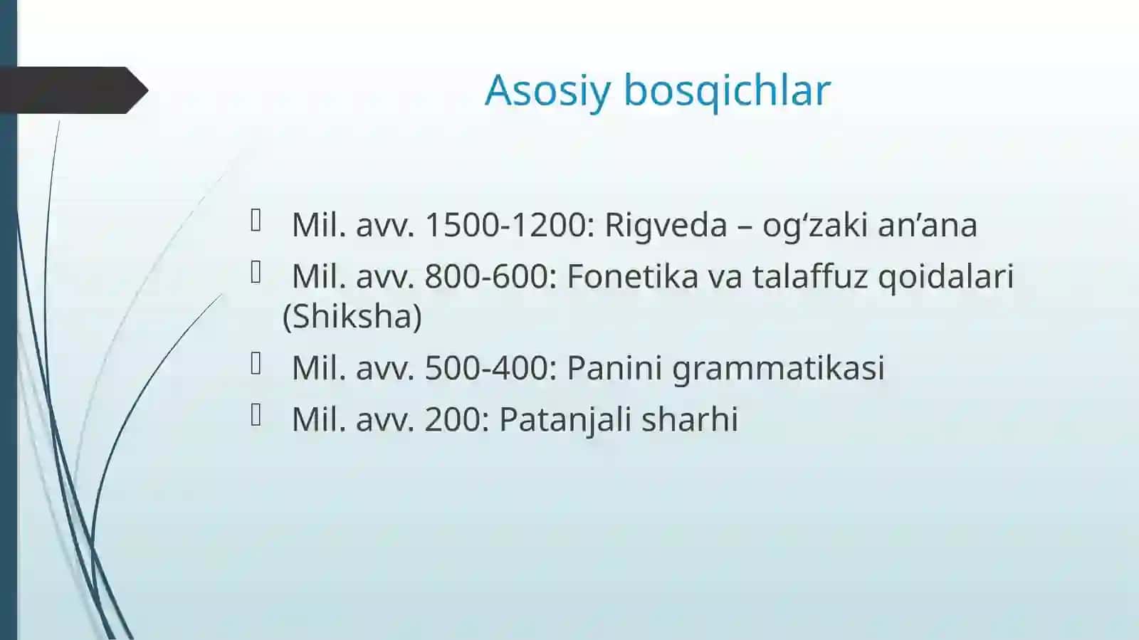 Qadimgi Hind tilshunosligi 3