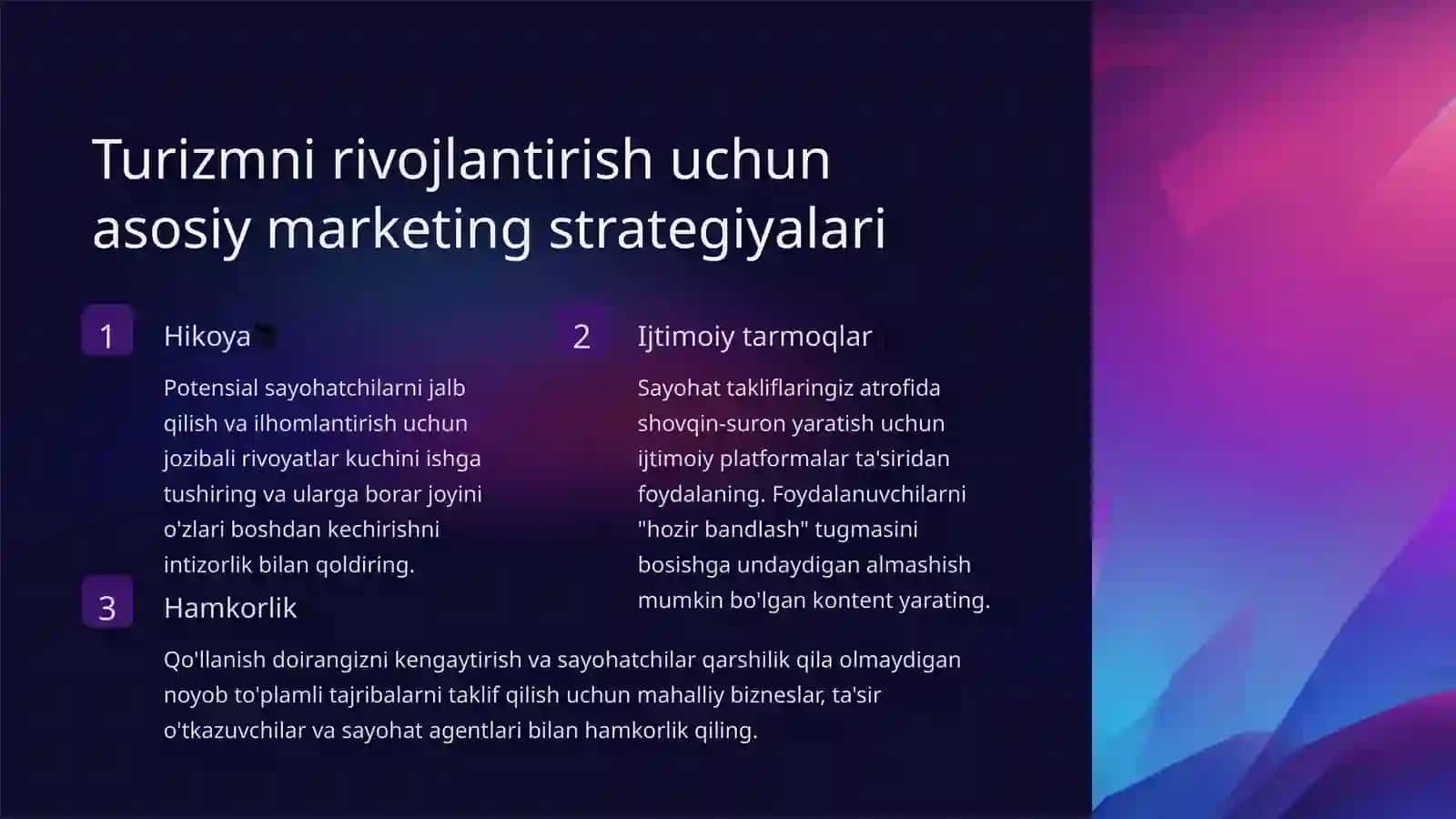 Turizmda marketing va reklama 3