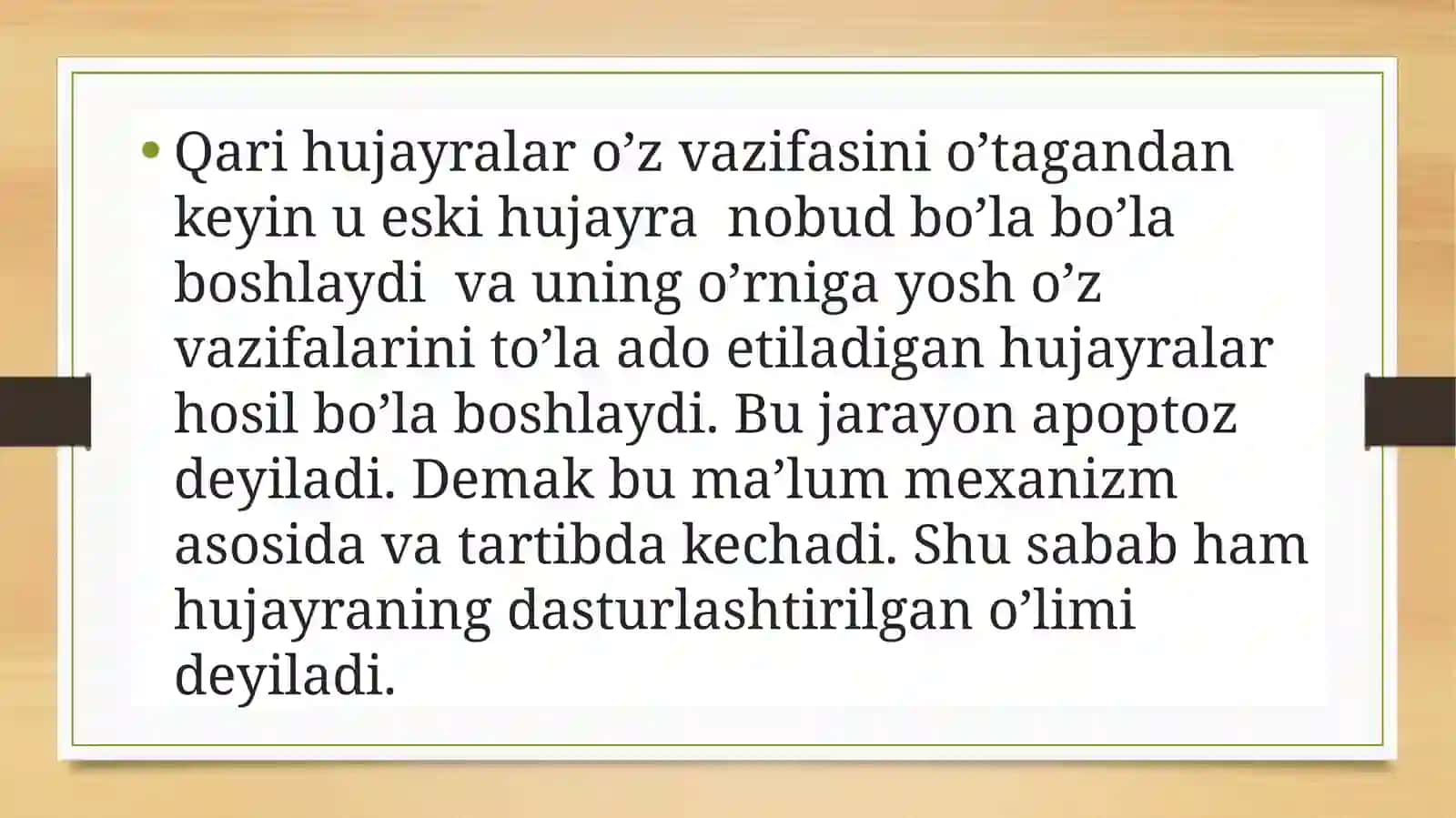 Apoptoz haqida 3