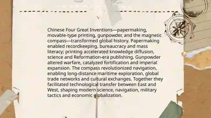 Chinese Four Great Inventions 3