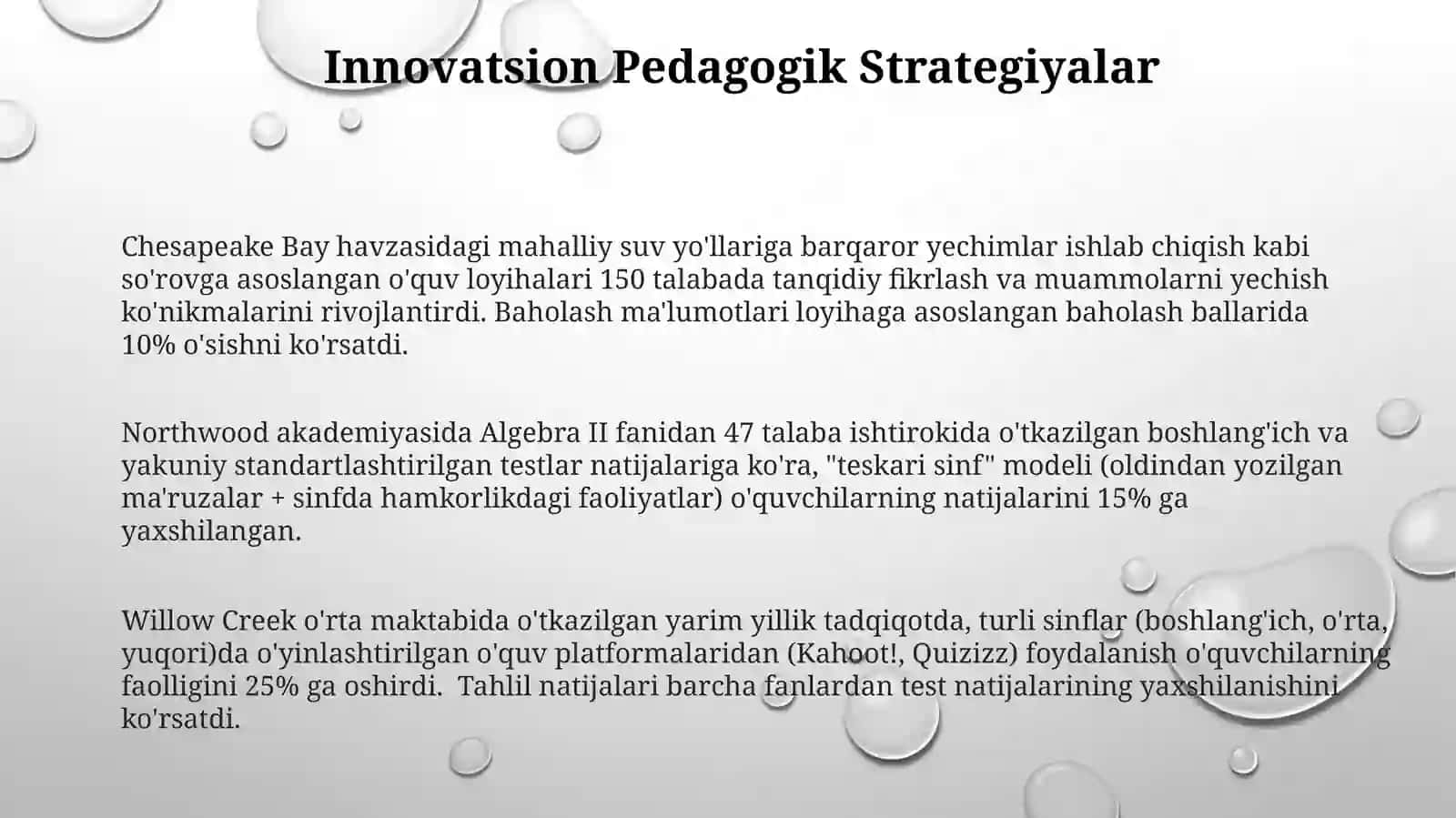 Mashġulotgatarbiyachininginnavatsionyondashuv 3