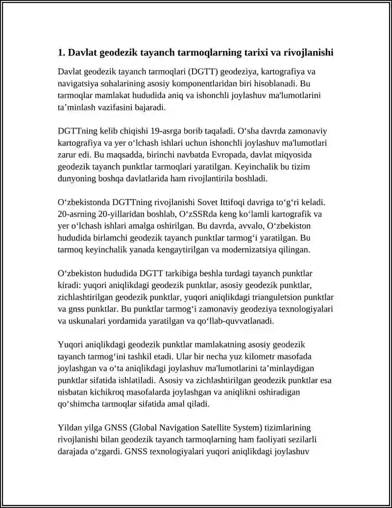 DAVLAT GEODEZIK TAYANCH TARMOQLAR 3