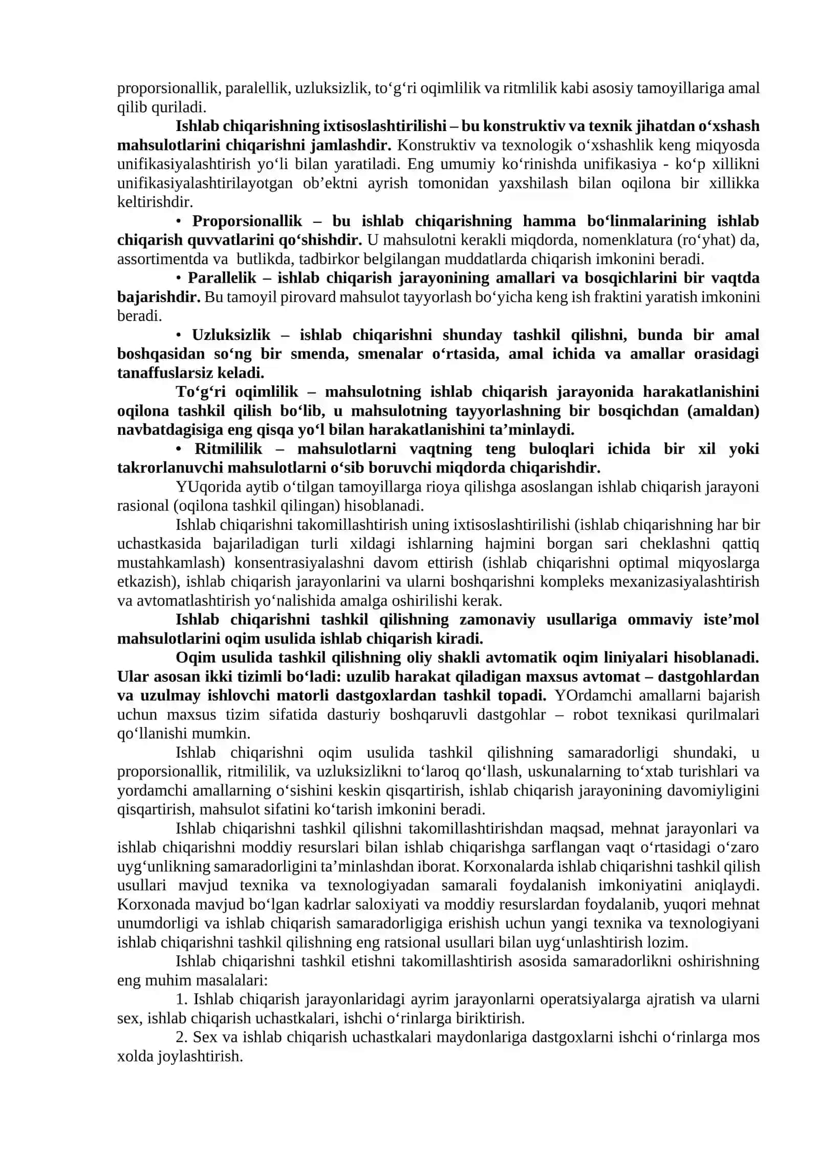 Ishlab chiqarish tizimi va uning asosiy elementlari 3