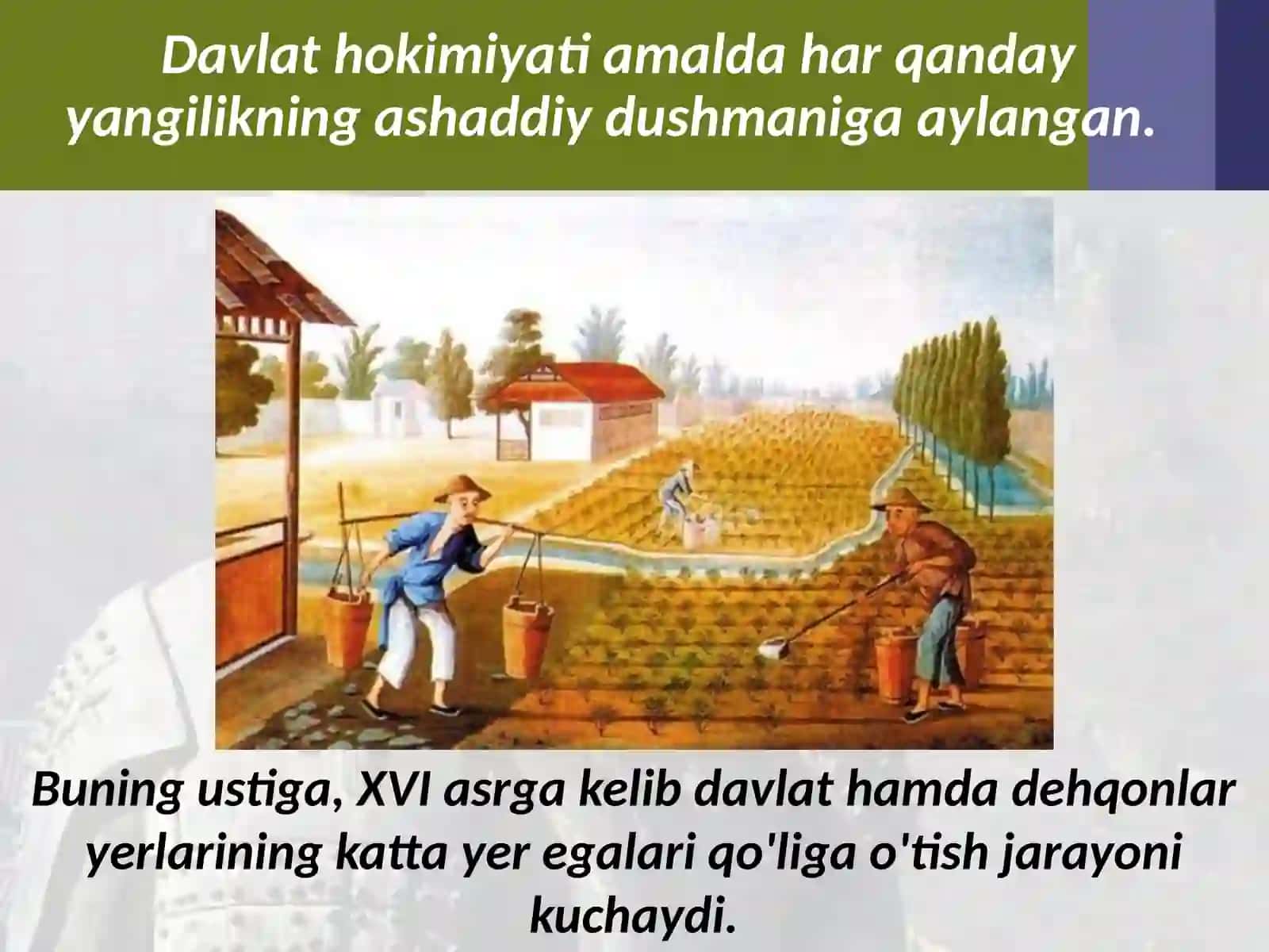 XVI-XVIII  asrlarda  Xitoy 3