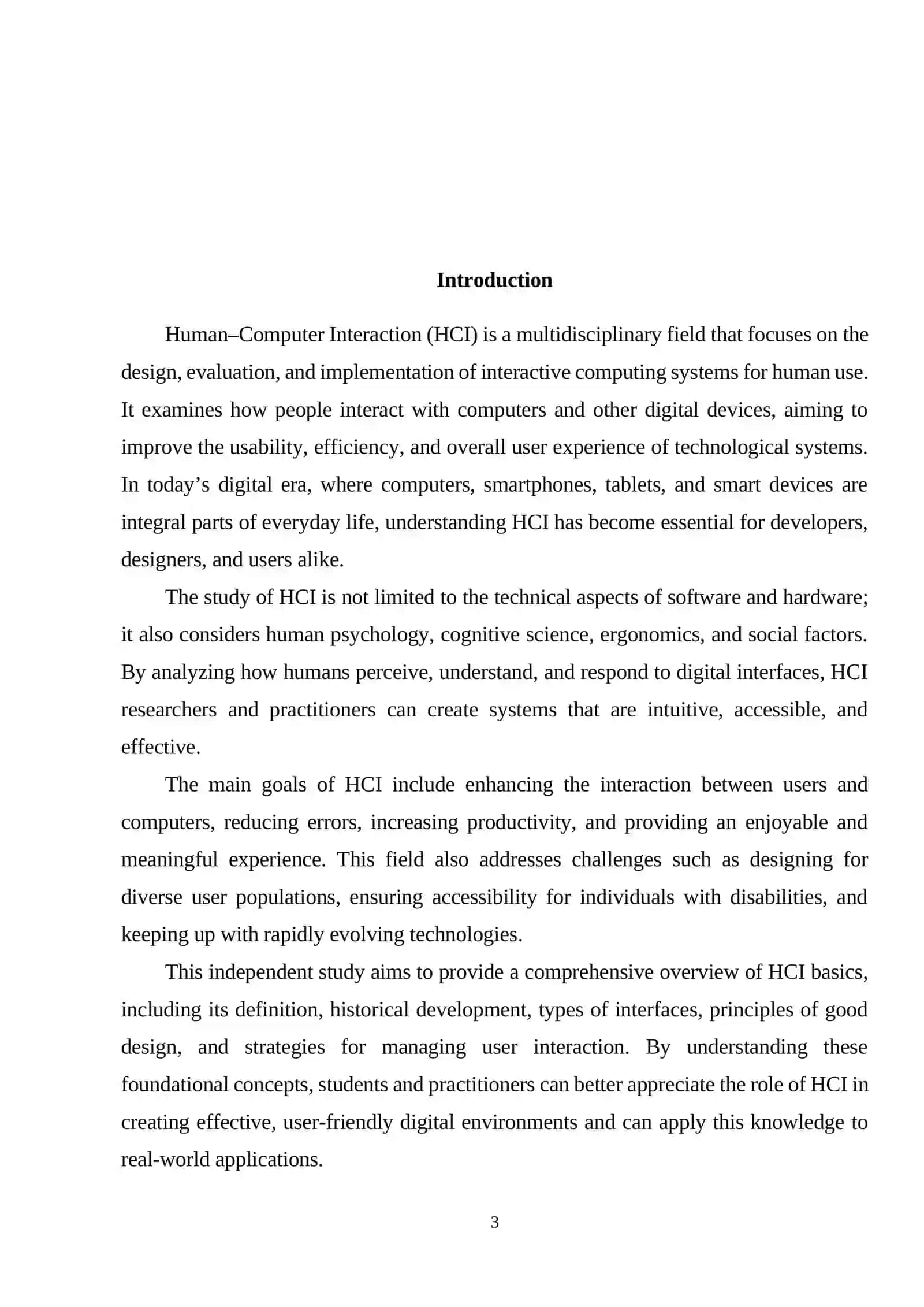 Human–Computer Interaction Basics 3