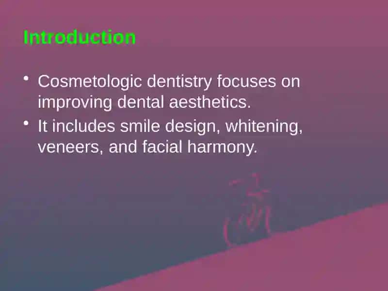 Cosmetologic Dentistry 3
