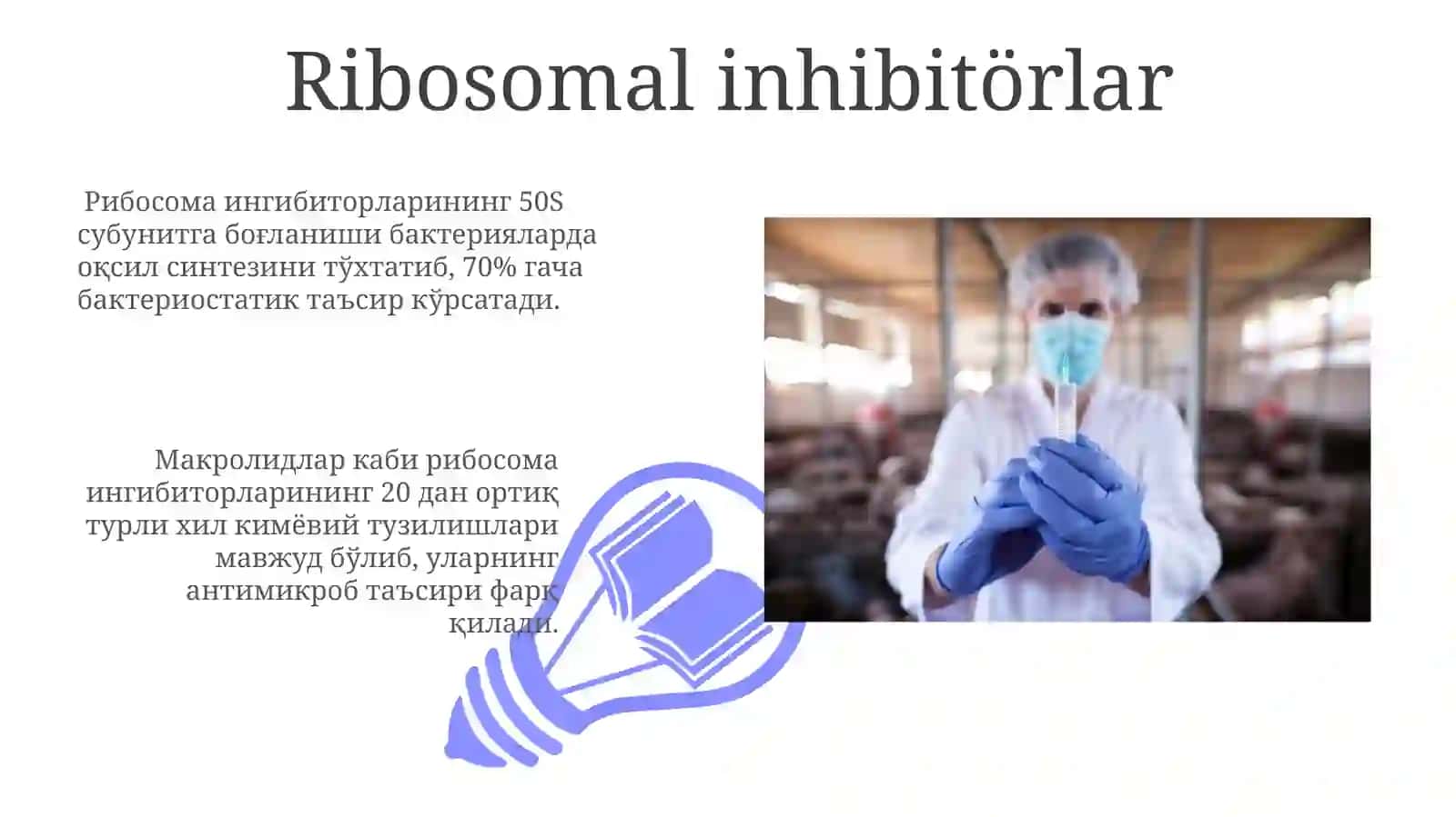 Oqsil Biosintezi Ingibitorlari 3