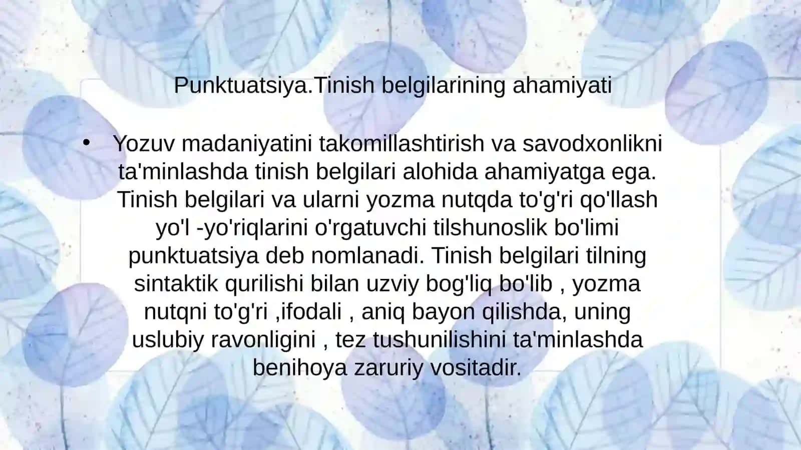 Punktuatsiya 3