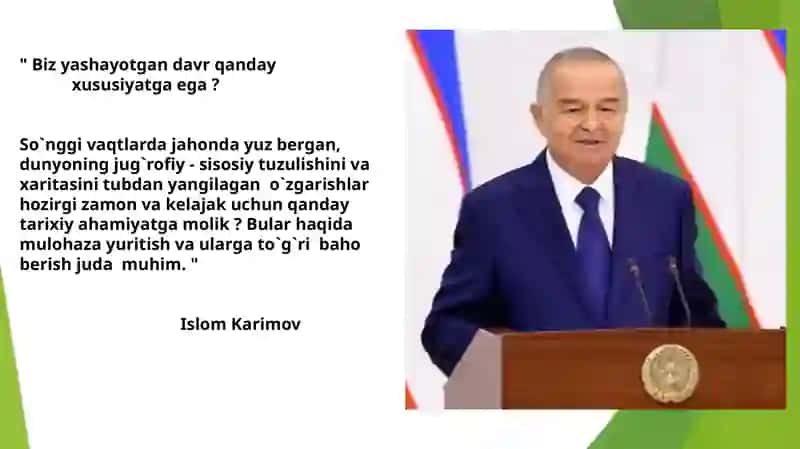 O`zbekiston XXI asr bo'sag'asida 3