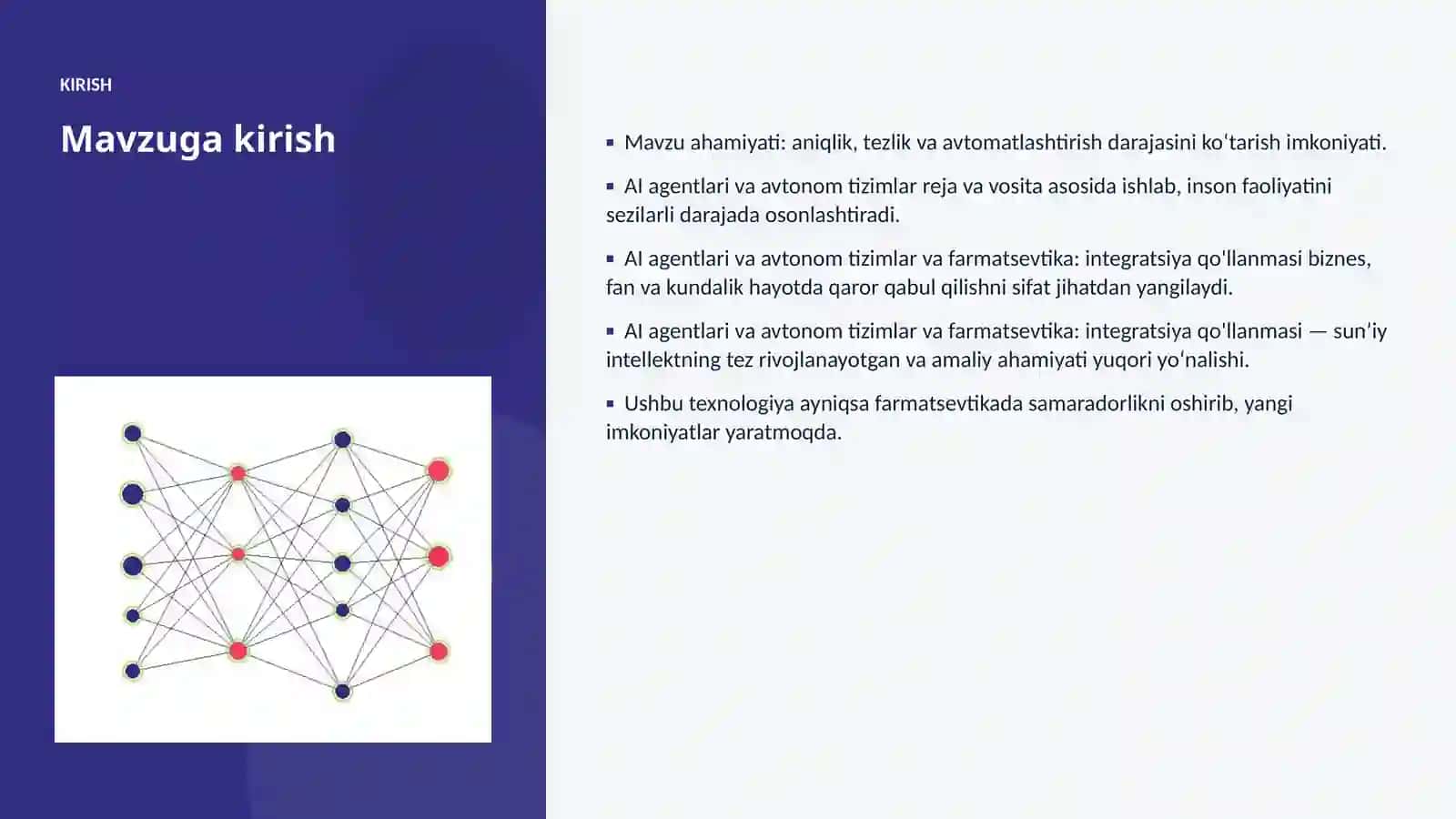 SUNʼIY INTELLEKT • PROFESSIONAL TAQDIMOT 3