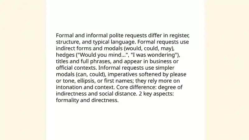 Polite request 3