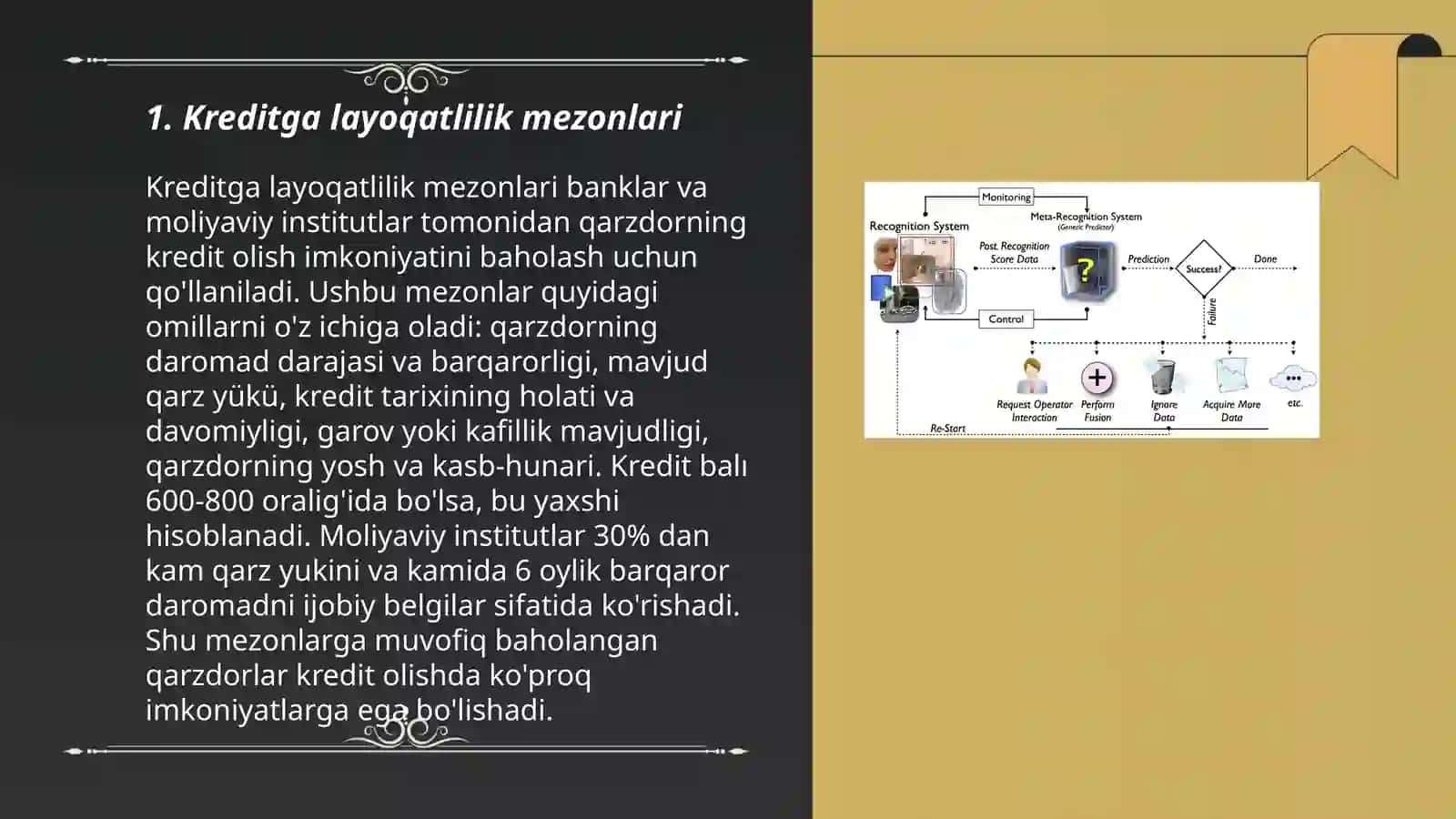 Kreditga layoqatlilik mezonlari 3