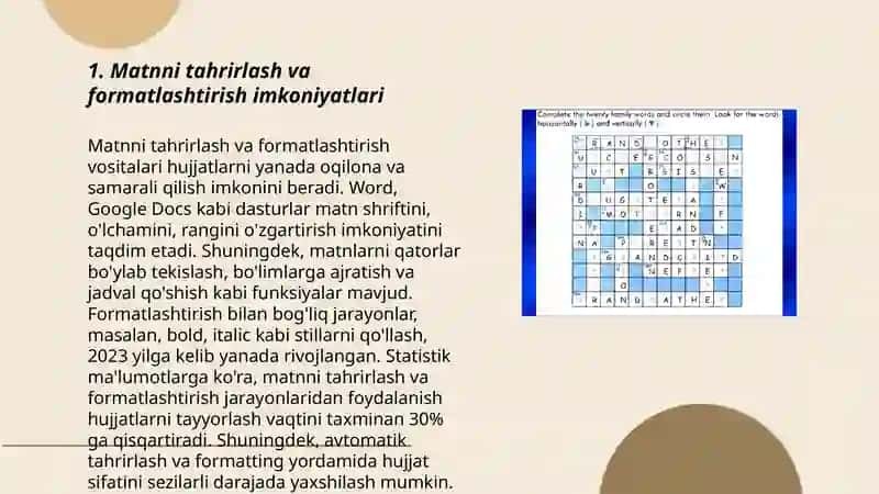 Word dasturi 3