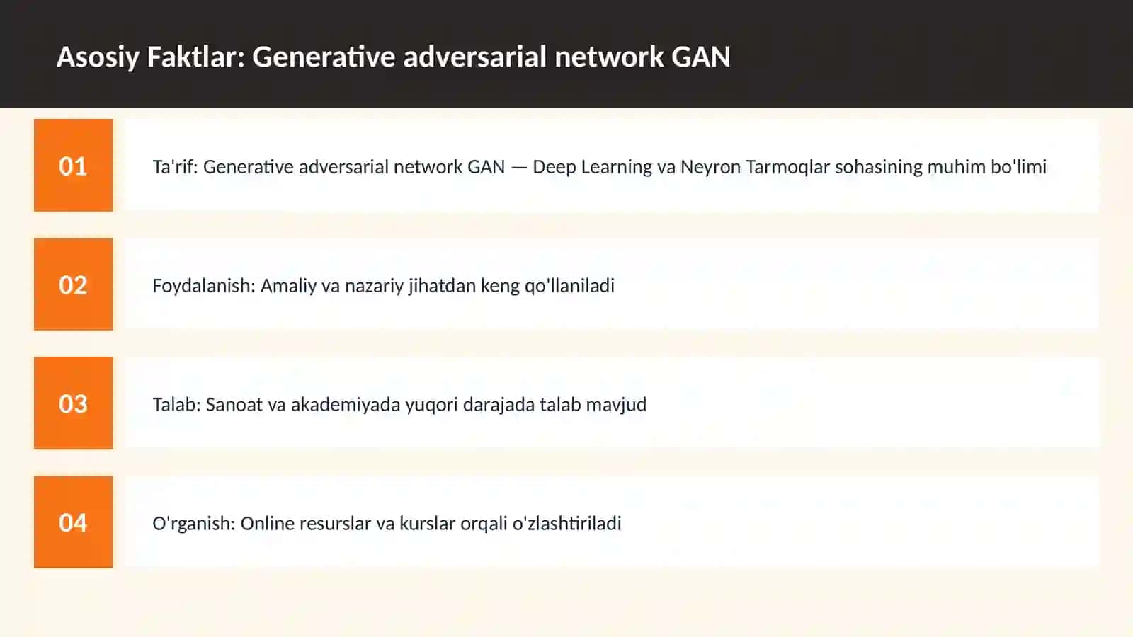Generative adversarial network GAN 3