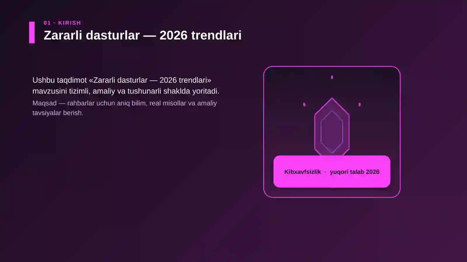 Zararli dasturlar — 2026 trendlari 3