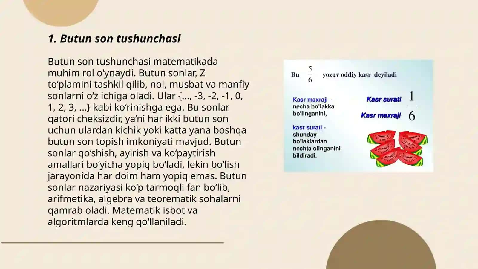 Butun sonni hisoblash 3