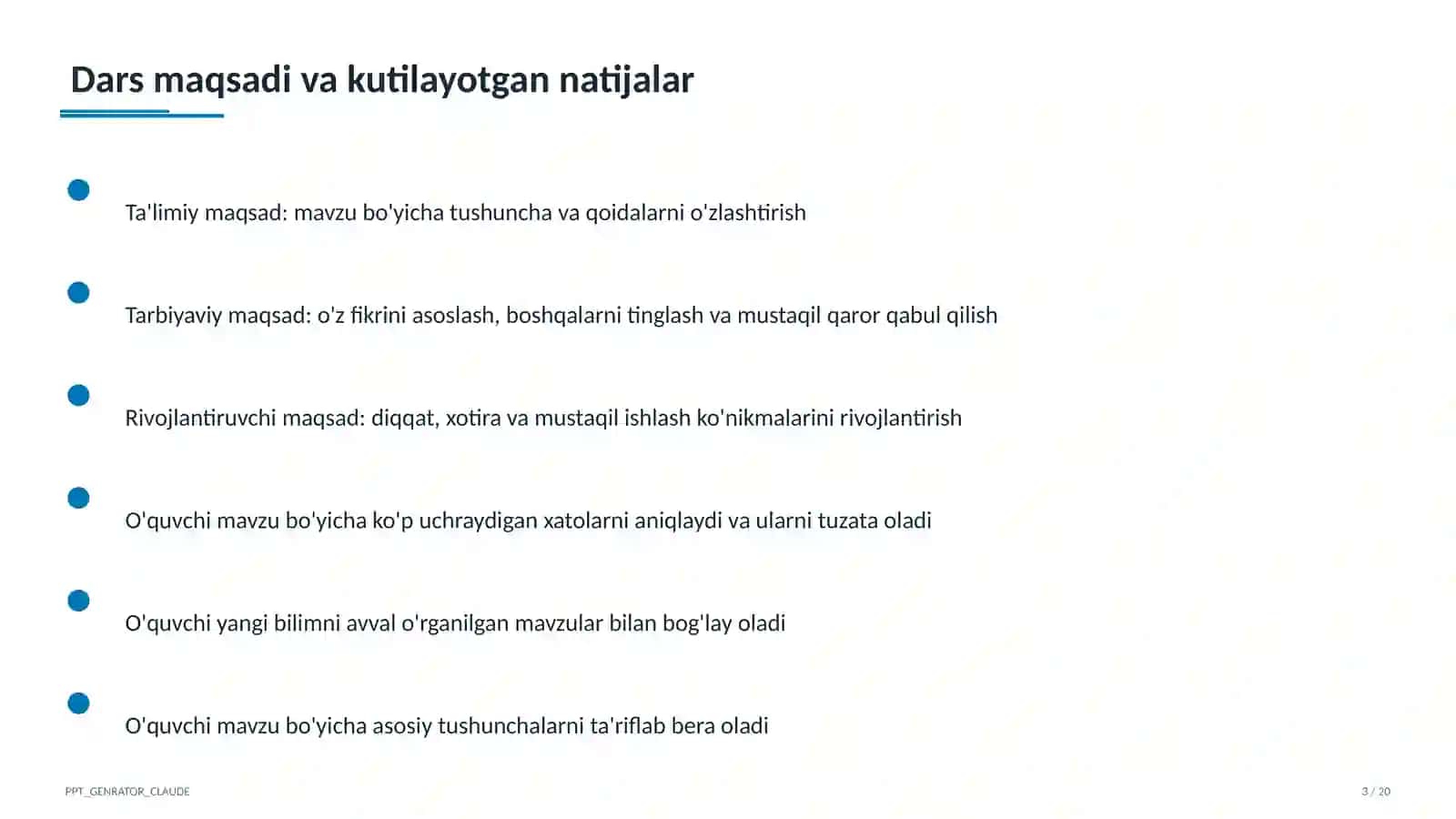 O'zbekiston madaniyati va fani (10-sinf) 3
