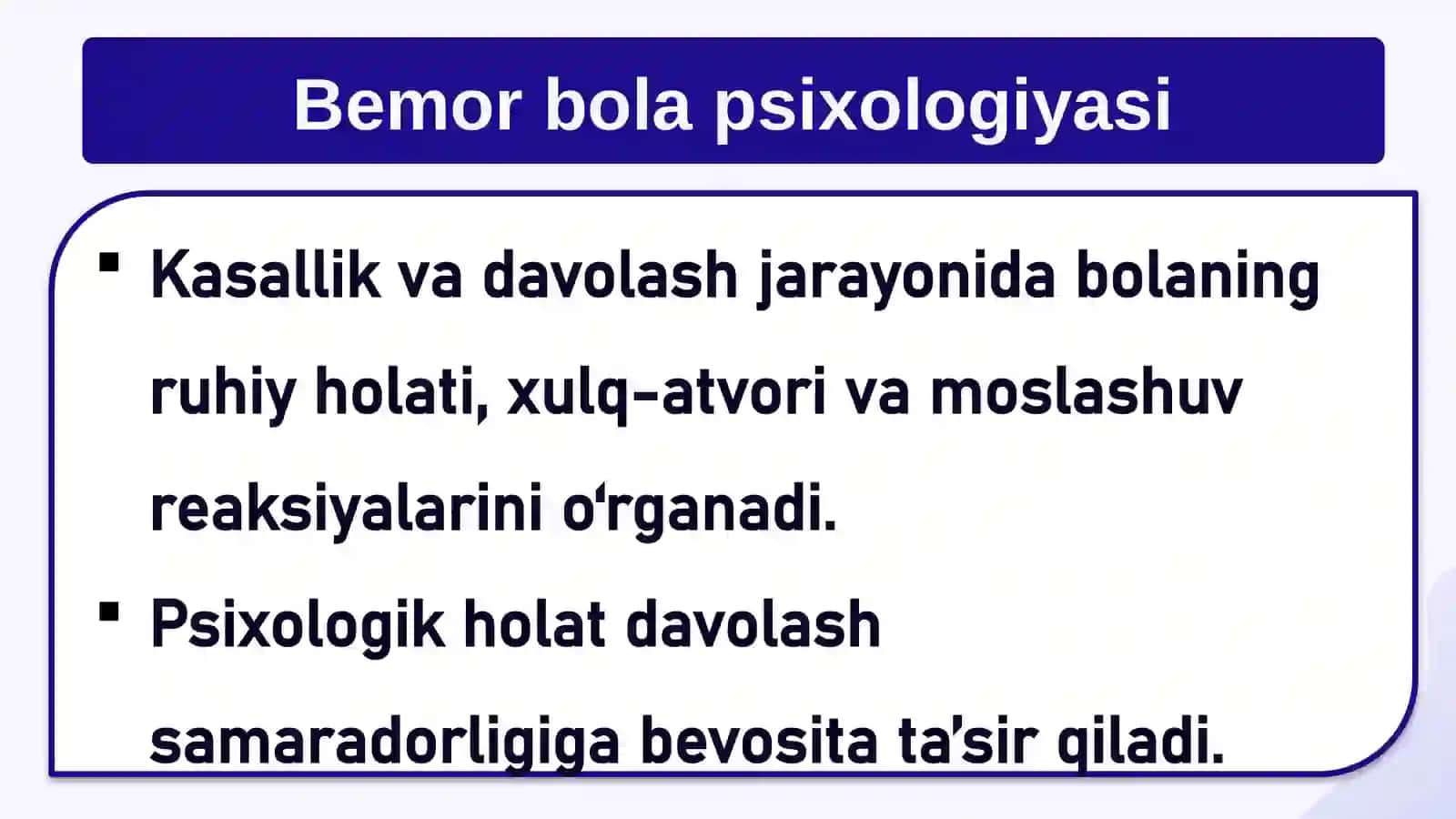 BEMOR BOLA PSIXOLOGIYASI 3