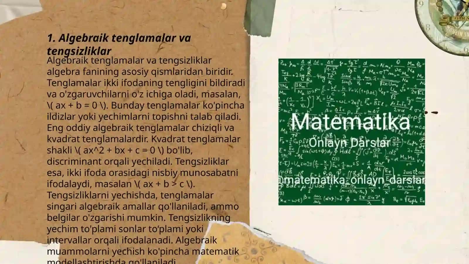Matematika uy ishi 3