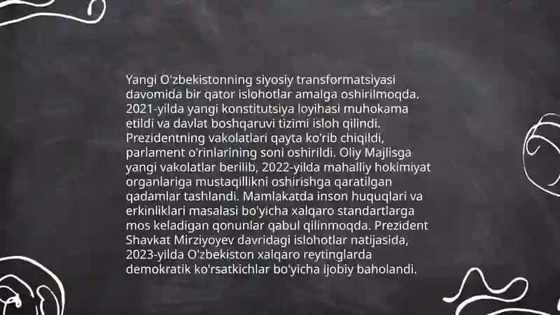 Yangi O'zbekistonda xalqchil va insonparvar davlat qurishning ijtimoiy siyosiy ahamiyati 3