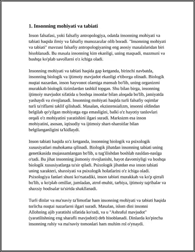 INSON FALSAFASI (FALSAFIY ANTROPOLOGIYA) 3