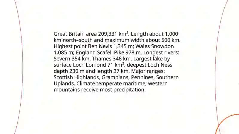 Great Britain Physical Geography 3