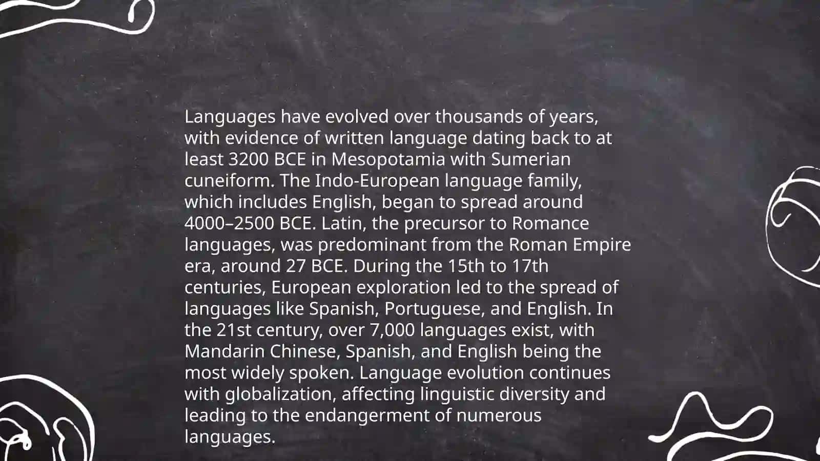 World languages 3