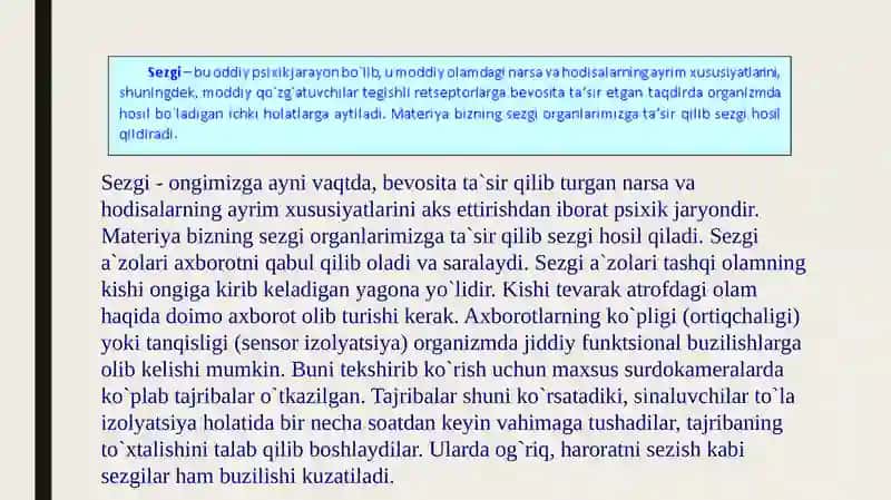 Sezgi 3