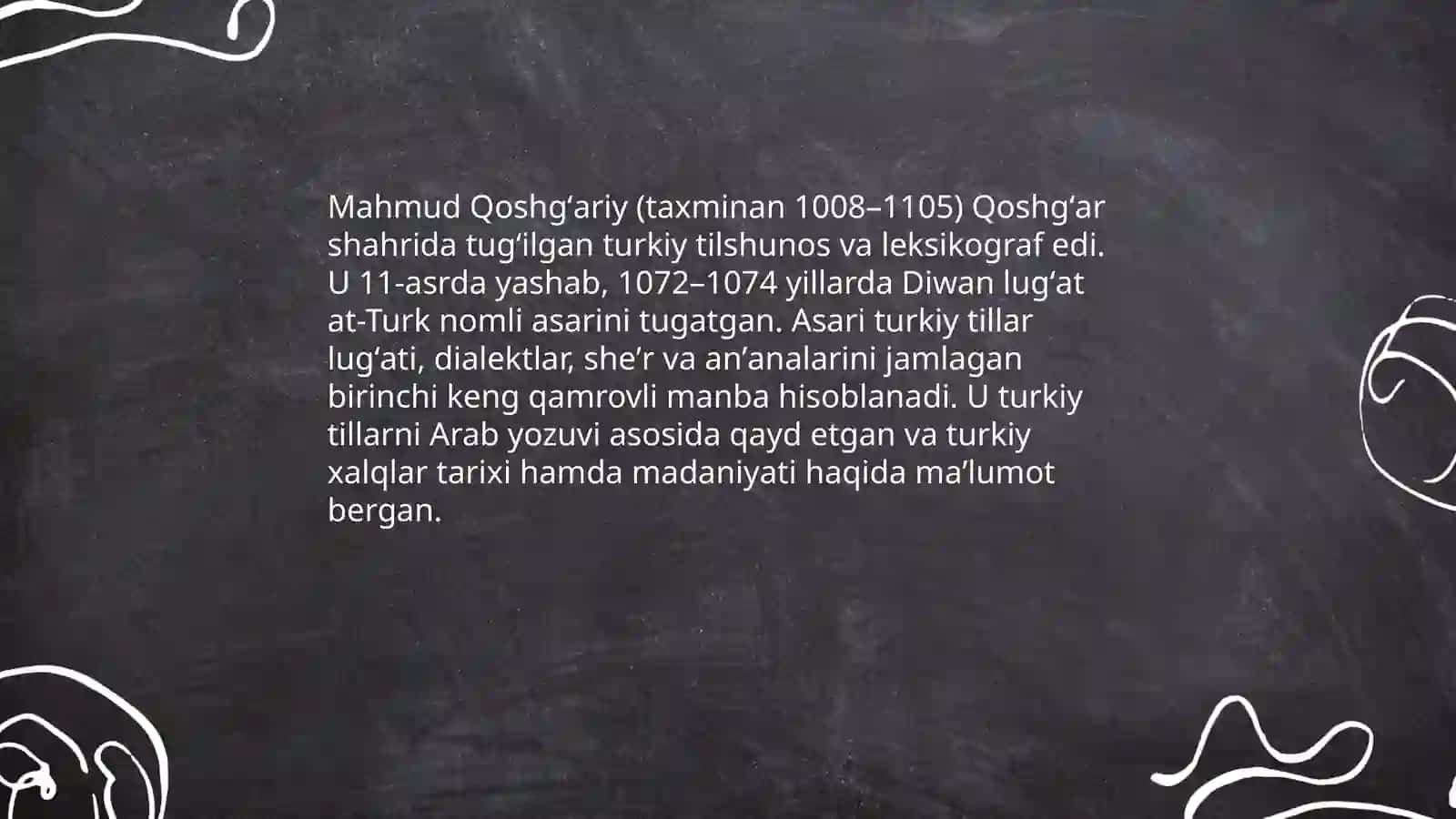 Mahmud Qoshgʻariy- tilshunos olim 3