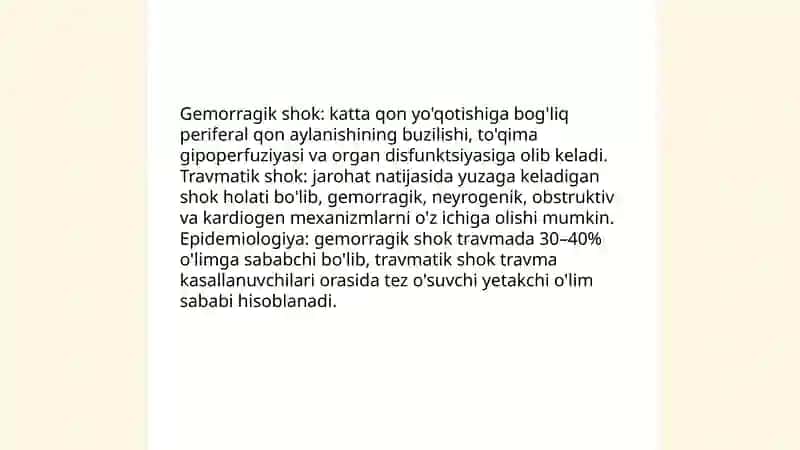 Gemorragik va travmatik shok 3
